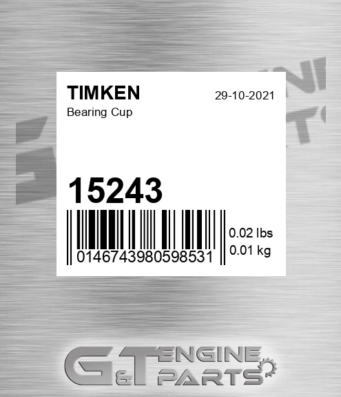 15243 TIMKEN Bearing Cup