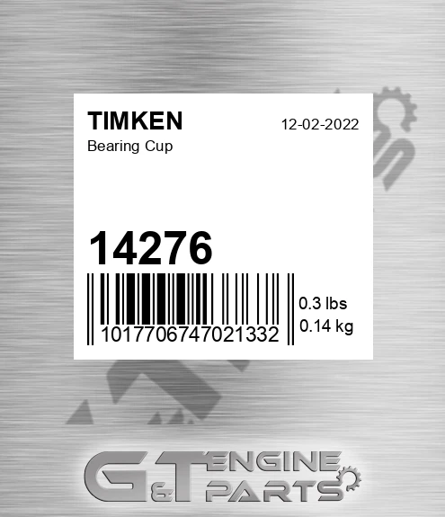 14276 Bearing Cup