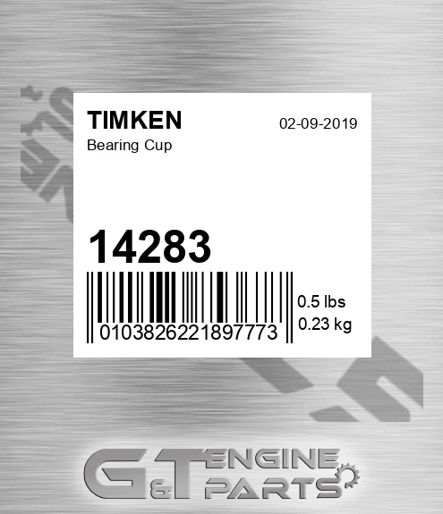 14283 Bearing Cup