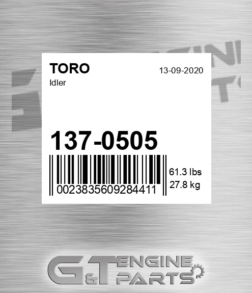 137-0505 Idler
