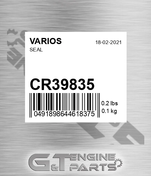CR39835 Seal