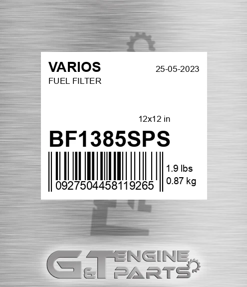 BF1385SPS Fuel Filter for VARIOS