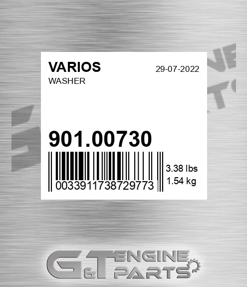 901.00730 Washer