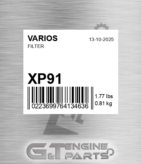 XP91 Filter