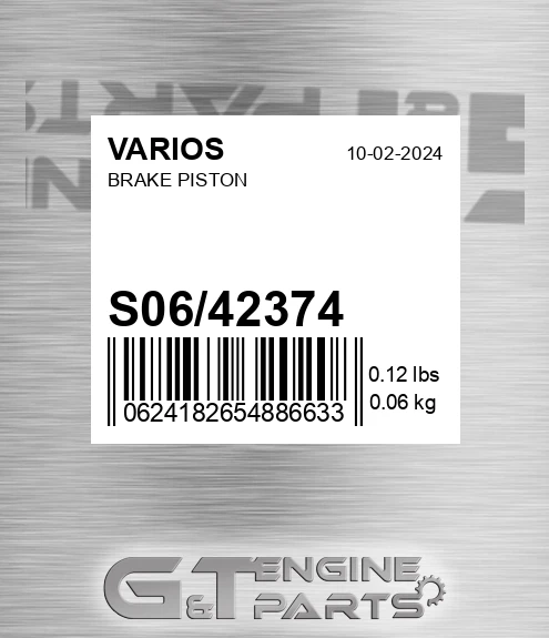 S06/42374 Brake Piston