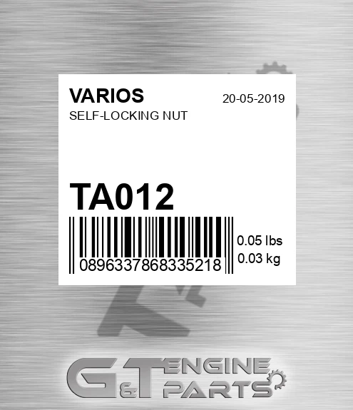TA012 Self-locking Nut