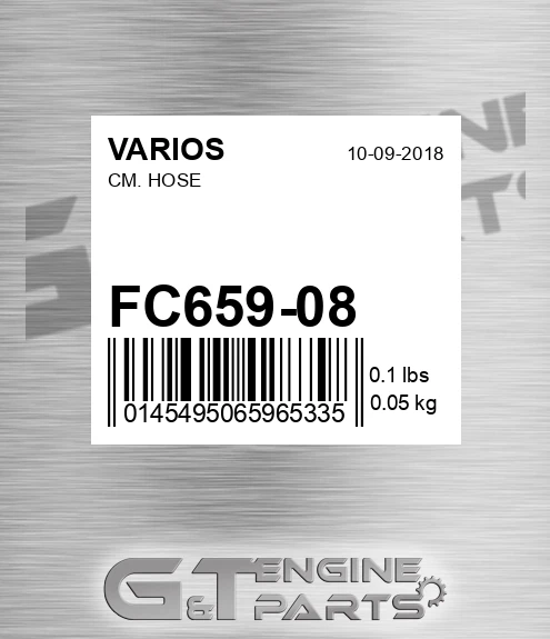 FC659-08 Cm. Hose