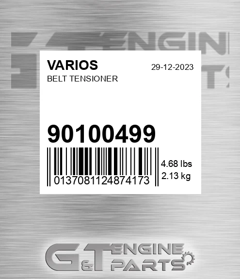 901.00499 Belt Tensioner