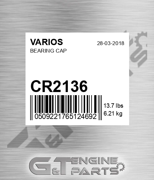 CR2136 Bearing Cap
