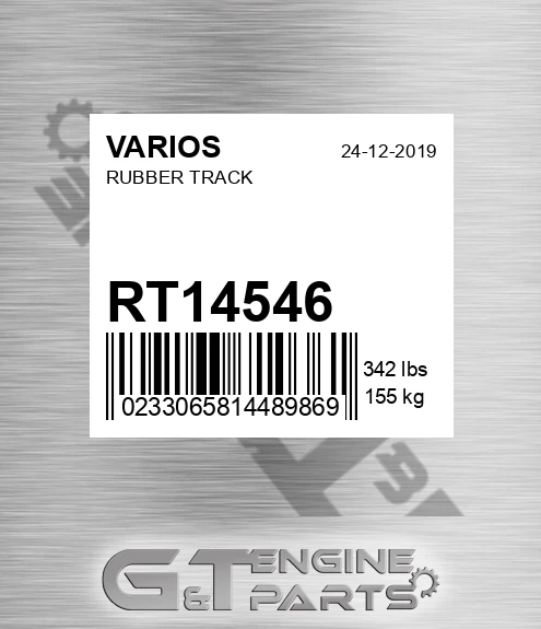 RT14546 VARIOS Rubber Track