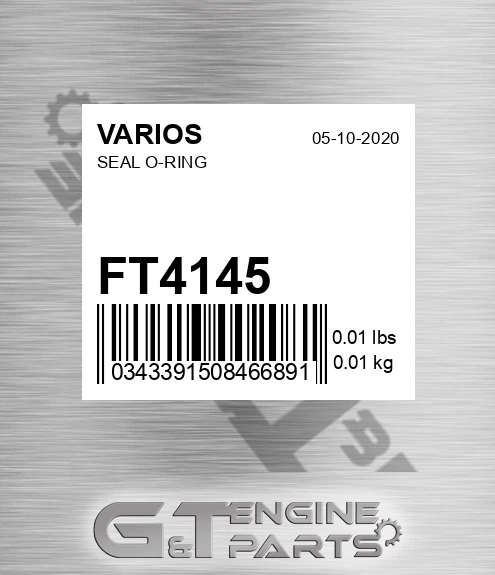 FT4145 VARIOS Seal O-ring