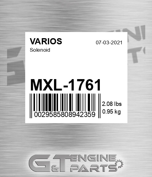 MXL-1761 Solenoid