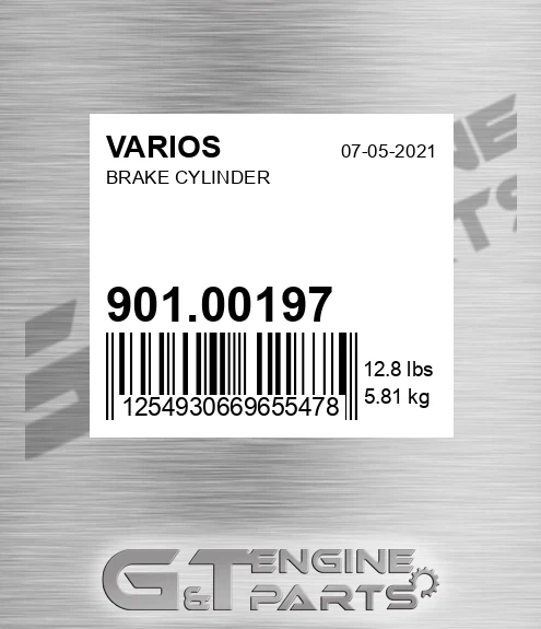 901.00197 Brake Cylinder for VARIOS