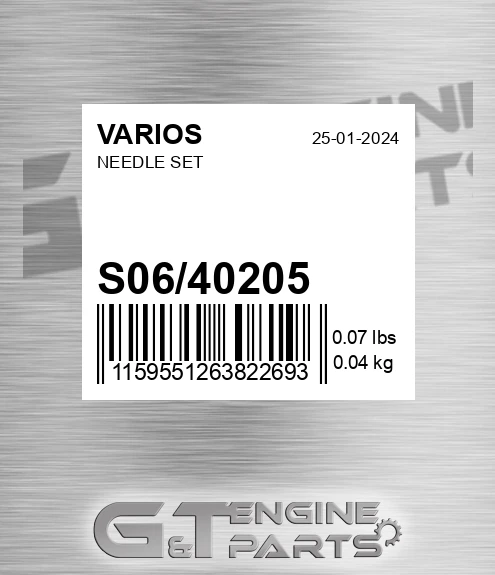 S06/40205 Needle Set