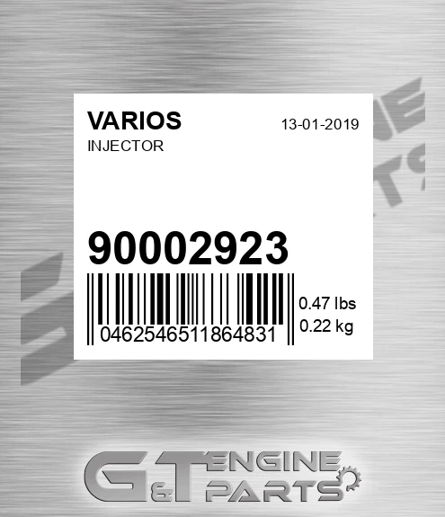 900.02923 Injector for VARIOS