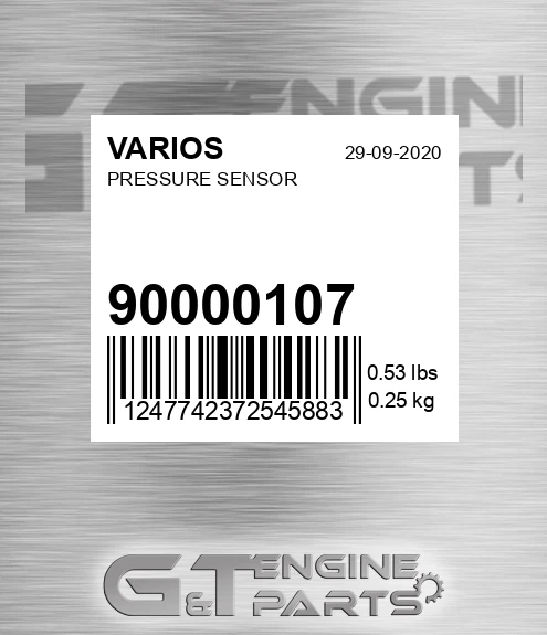 900.00107 Pressure Sensor for VARIOS