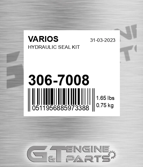 306-7008 Hydraulic Seal Kit