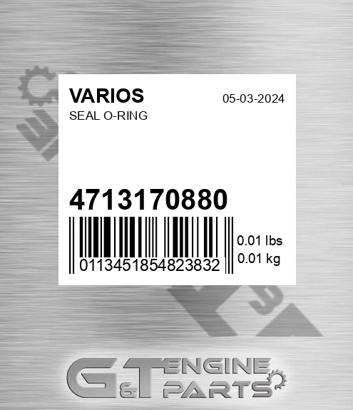 4713170880 Seal O-ring