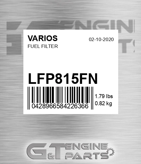 LFP815FN VARIOS Fuel Filter