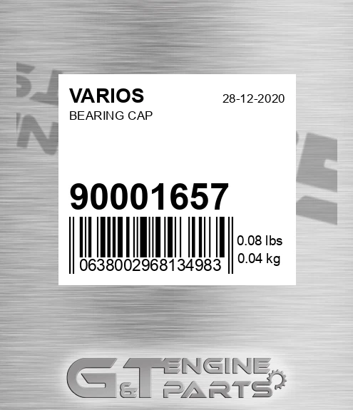 900.01657 Bearing Cap for VARIOS