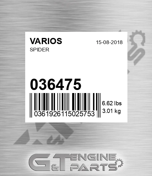 036.475 Spider for VARIOS