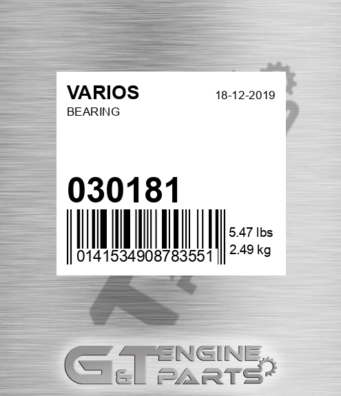 030.181 Bearing