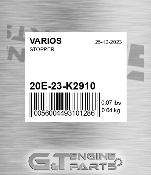 20E-23-K2910 Stopper