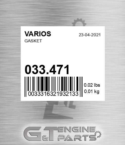033.471 Gasket
