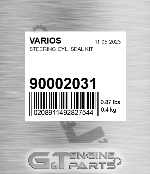 900.02031 Steering Cyl. Seal Kit for VARIOS