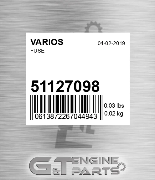 51127098 Fuse