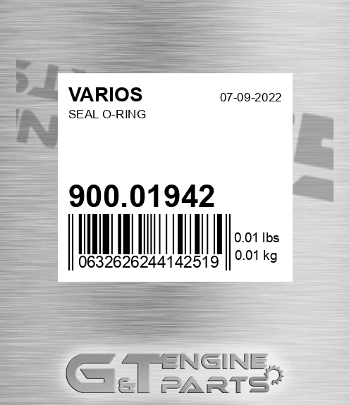 900.01942 Seal O-ring