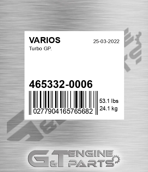 4653320006 Turbo Gp.