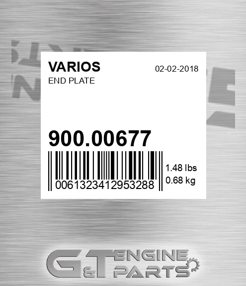 900.00677 End Plate