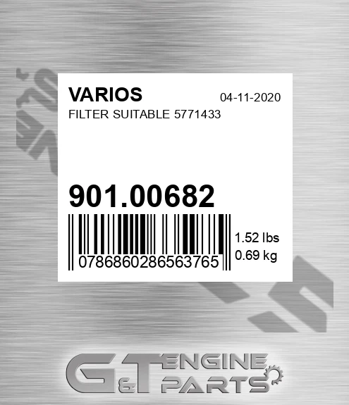 901.00682 Filter Suitable 5771433