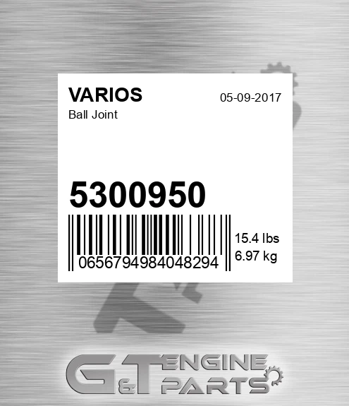 5300950 Ball Joint for VARIOS