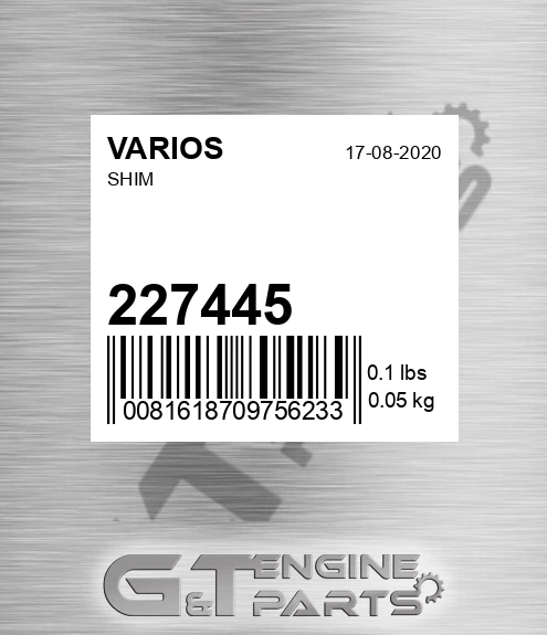 227445 VARIOS Shim