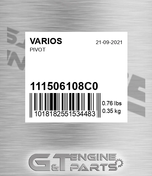 111506108C0 Pivot