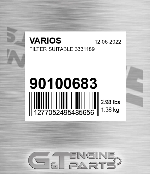 901.00683 Filter Suitable 3331189