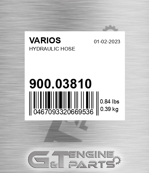 900.03810 Hydraulic Hose