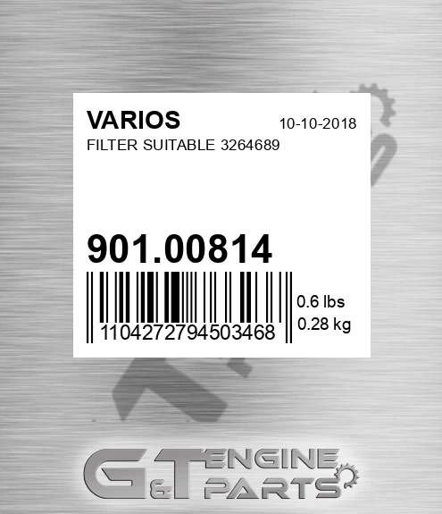 901.00814 Filter Suitable 3264689