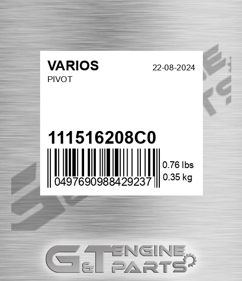 111516208C0 Pivot