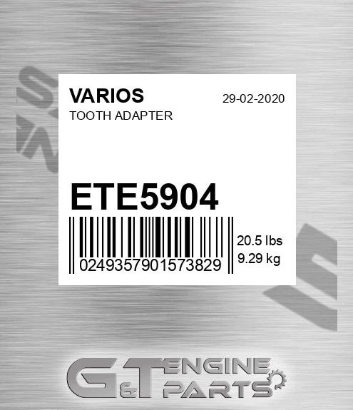 ETE-5904 Tooth Adapter