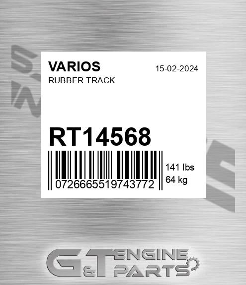 RT14568 Rubber Track
