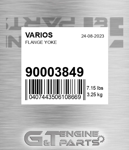 900.03849 Flange Yoke for VARIOS