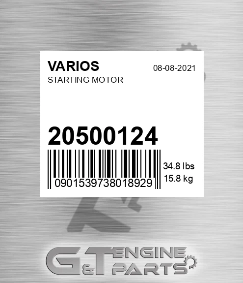 20500124 Starting Motor