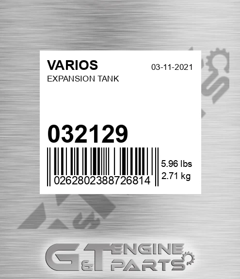 032.129 VARIOS Expansion Tank