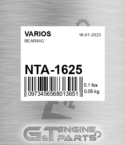 NTA-1625 Bearing