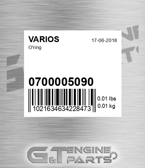 0700005090 O'ring