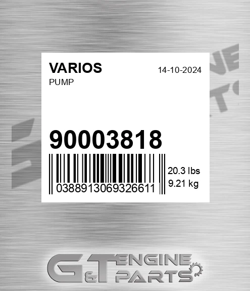 900.03818 Pump