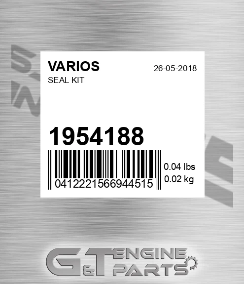195.4188 Seal Kit for VARIOS